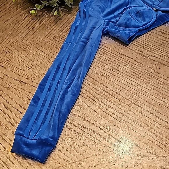 Jeremy Scott adidas js track jacket top blue size M NWT - Picture 5 of 11